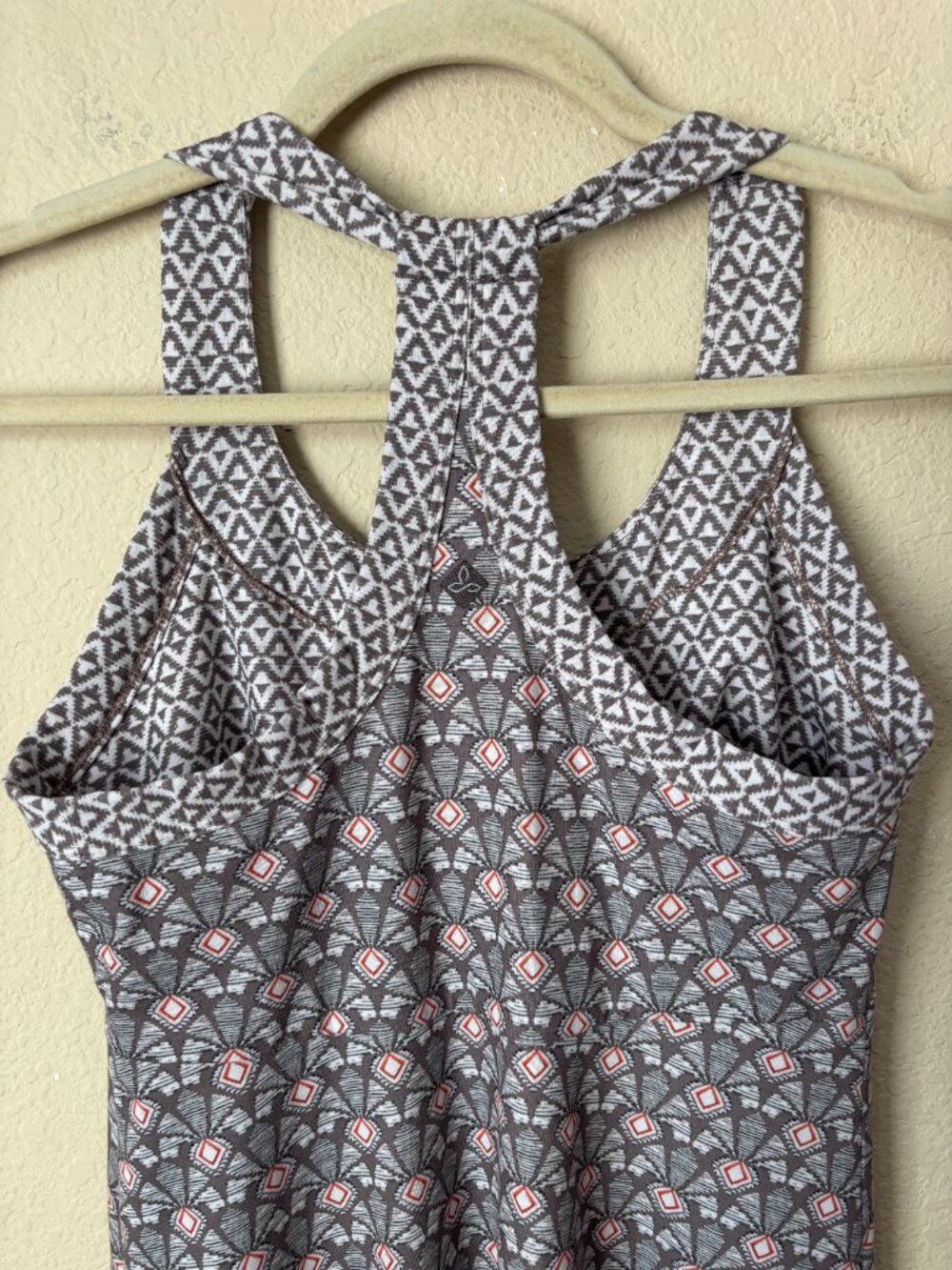 Prana Cali Sleeveless Racerback Printed Day Athleisure Backyard Dress - Picture 8 of 11